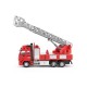 Camion de pompieri metalic la scara 1:38, 25 cm Toi-Toys TT24588A