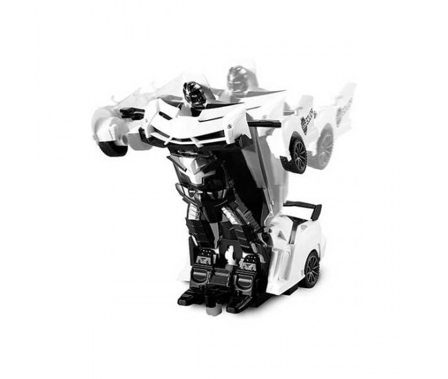 Masina de politie Transformer Roboforces, cu telecomanda si lumini Toi-Toys TT25854A