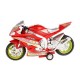 Motocicleta de Curse cu Lumini si Sunete 30 cm Toi-Toys TT29210Z