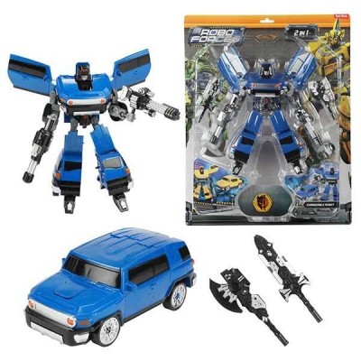 Robot Transformabil in Masina SUV Roboforces 20 cm Toi-Toys TT30087Z