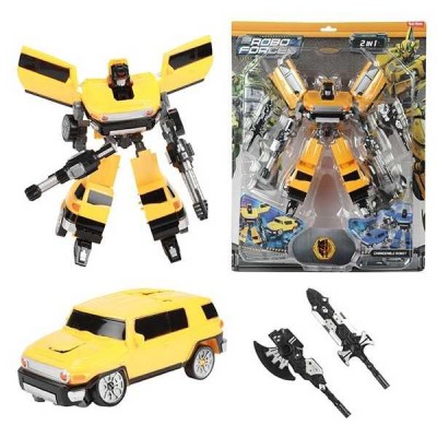 Robot Transformabil in Masina SUV Roboforces 20 cm Toi-Toys TT30087Z