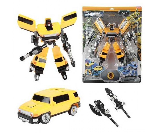 Robot Transformabil in Masina SUV Roboforces 20 cm Toi-Toys TT30087Z