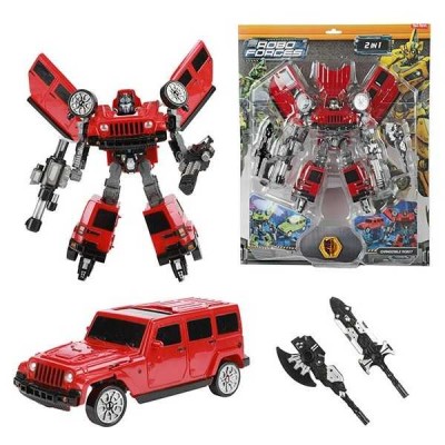 Robot Transformabil in Masina SUV Roboforces 20 cm Toi-Toys TT30087Z