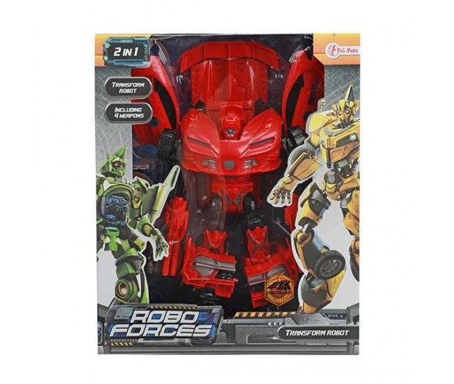 Robot Transformabil in Masina Sport Roboforces 26 cm Toi-Toys TT30090Z