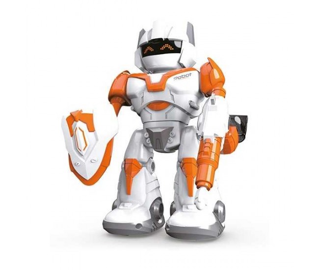 Robot Interactiv Defender cu Lumini, Sunete si Rotire 360 grade Toi-Toys TT30656A