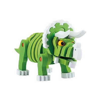 Puzzle 3D Spuma Dino Triceraptos 63 piese Toi-Toys TT43544A