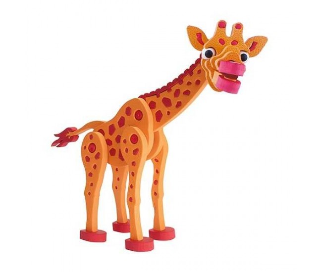 Puzzle 3D Spuma Girafa 104 piese Toi-Toys TT43547A