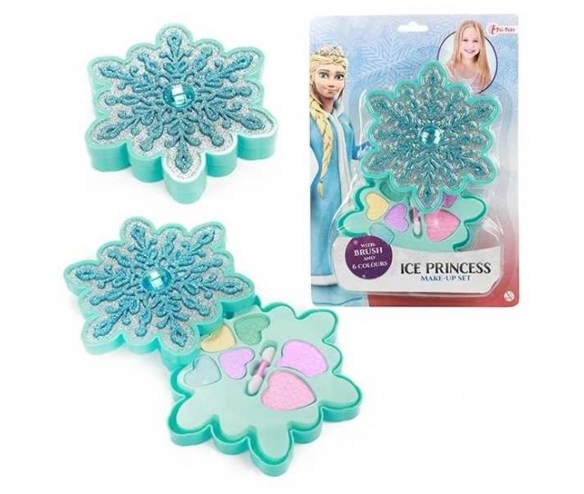 Set Machiaj Copii Ice Princess in Cutie in Forma de Fulg de Zapada Toi-Toys TT45080A