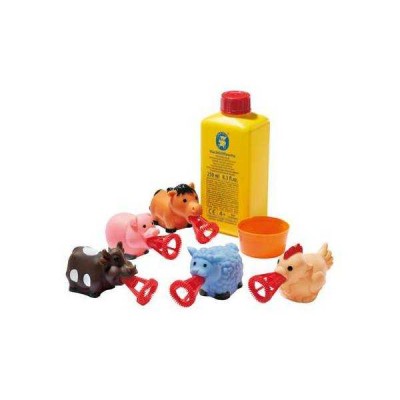 Set baloane de sapun Bubbelix 5 figurine vesele Mini Pustefix Bubble Toys STPX55739