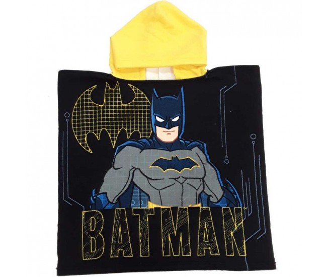 Poncho cu gluga Batman 55x110 cm EPLUSM EPMBAT5246507