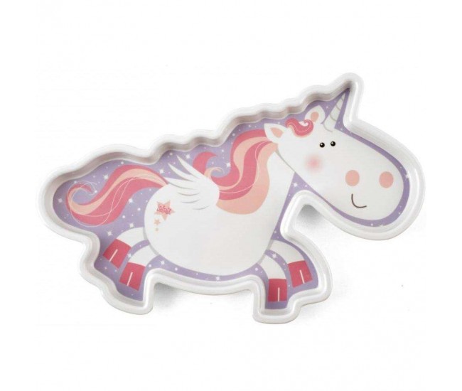 Farfurie melamina Fairy Tales - Unicorn Lulabi 7945300