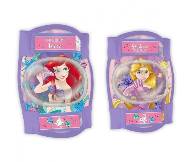 Set protectie Cotiere Genunchiere Princess Rapunzel and Ariel Seven SV59095