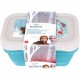 Set 3 recipiente hrana cu capac Frozen SunCity STF11101