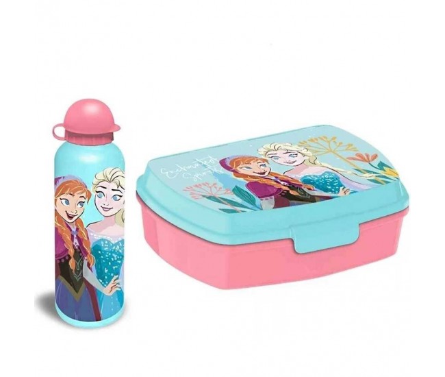 Set cutie sandwich si recipient lichide aluminiu 500ml Frozen Spirit SunCity EWA50009FR