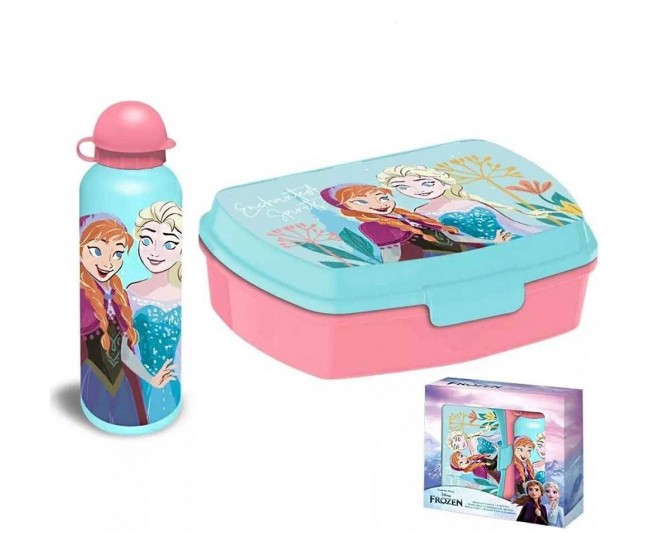 Set cutie sandwich si recipient lichide aluminiu 500ml Frozen Spirit SunCity EWA50009FR