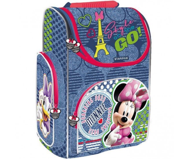 Ghiozdan pentru copii cu carcasa tare Minnie 37 cm SunCity SPK372487