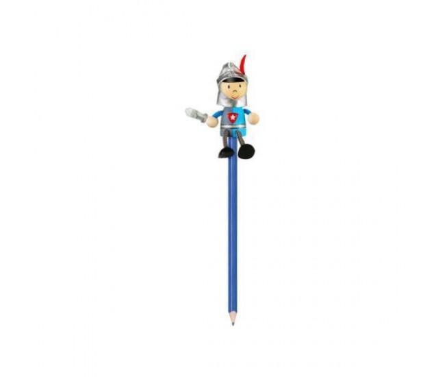 Creion cu figurina lemn Cavaler Fiesta Crafts FCP-5033