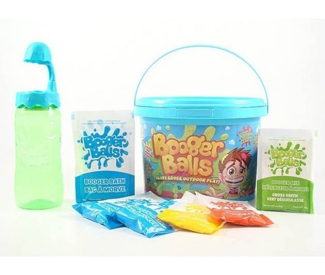 Set de joaca Furise Booger Balls Batalie cu baloane umplute cu slime 90 piese