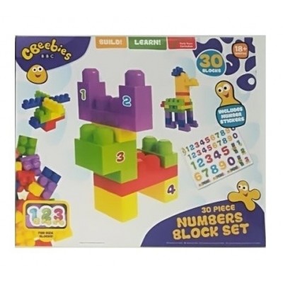 Set de Construit CBEEBIES Invata numerele 30 piese