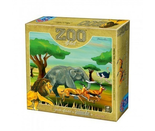 Joc educativ D-Toys Zoo alfabet - joc romanesc