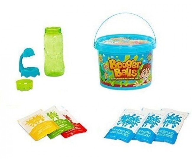 Set de joaca Furise Booger Balls Batalie cu baloane umplute cu slime 90 piese