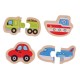 Puzzle - mijloace de transport (8 piese)