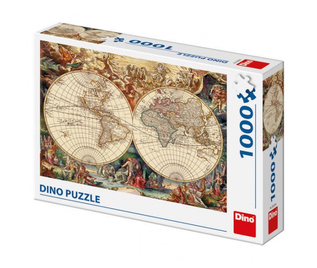 Puzzle - Harta istorica (1000 piese)