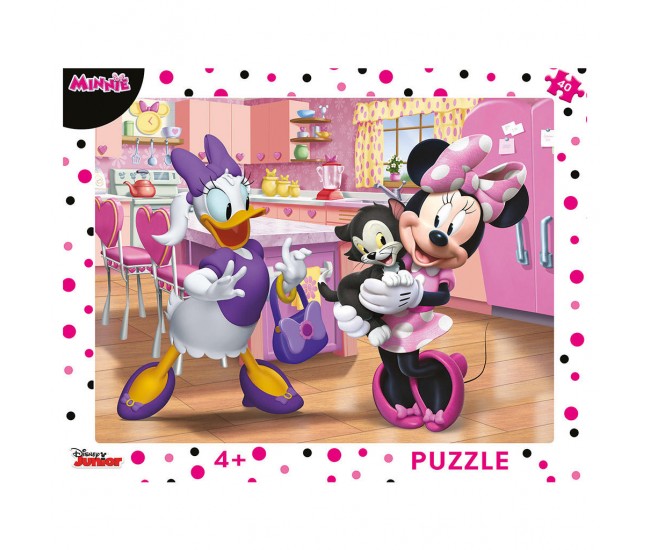 Puzzle cu rama - Minnie (40 piese)