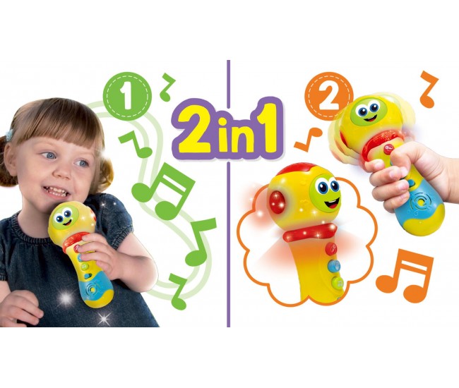 Microfon 2 in 1 pentru copii