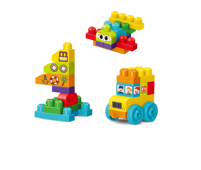 Set de constructie STEAM - Vehicule (38 piese)