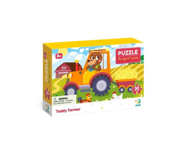 Puzzle - Ursuletul la ferma (30 piese)