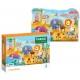 Puzzle - Minunatele animalute din Africa ( 60 piese)