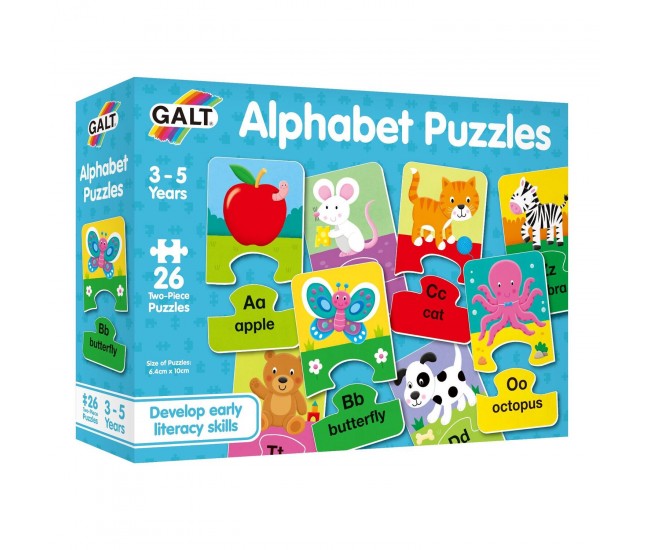 Set 26 de puzzle-uri Alfabet (2 piese)