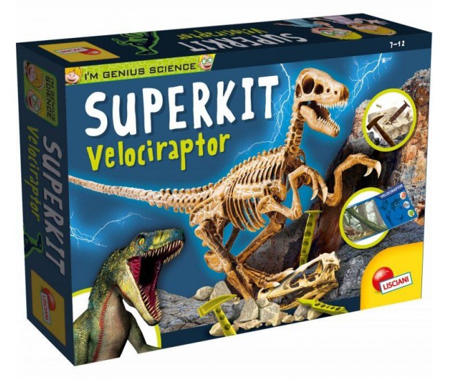 Experimentele micului geniu - Kit paleontologie Velociraptor