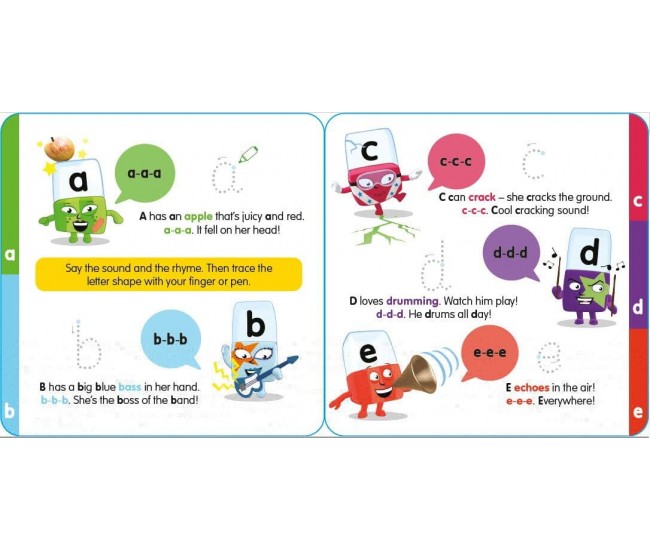 Carticica Scriu si sterg  Alphablocks - ABC