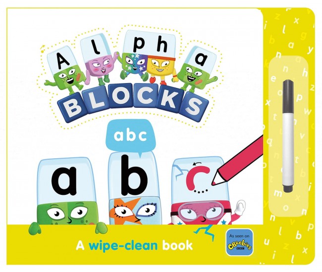 Carticica Scriu si sterg  Alphablocks - ABC