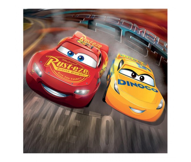 Puzzle 3 in 1 - Cars 3: Cursa cea mare (3 x 55 piese)