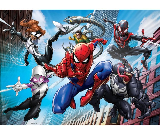 Puzzle de colorat - Spiderman (48 de piese)