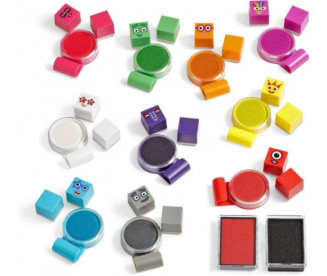 Set activitati cu stampile - Numberblocks