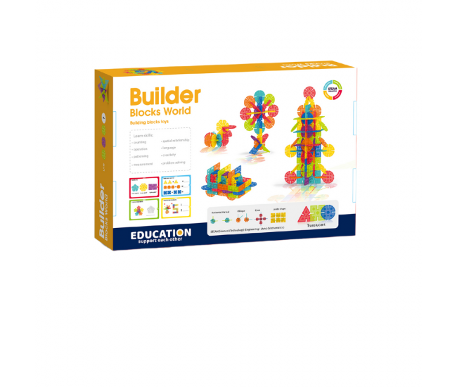 Set de constructie STEAM - Fulgi de zapada (224 piese)