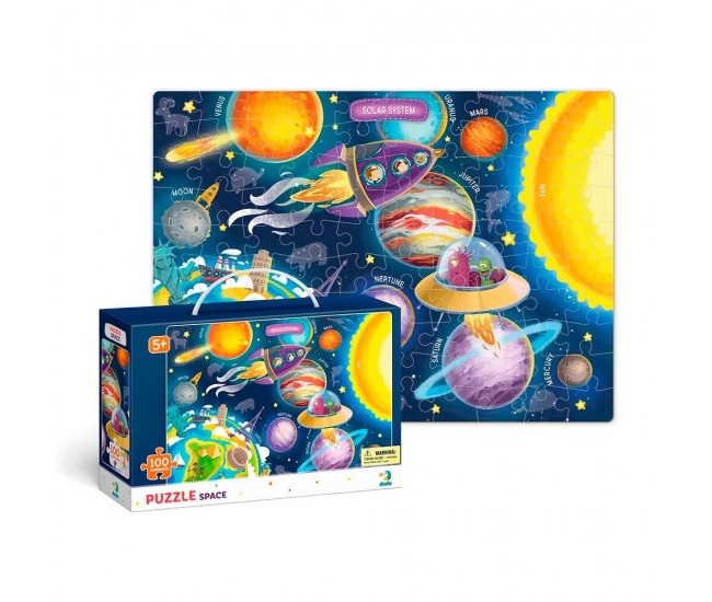 Puzzle - Spatiul cosmic (100 piese)