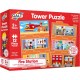 Puzzle vertical - Statia de pompieri (12 piese)