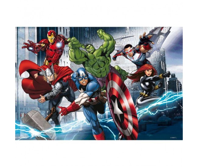 Puzzle de colorat - Avengers (60 de piese)