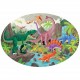 Cunoaste, invata si exploreaza -  Puzzle Dinozauri (205 piese)