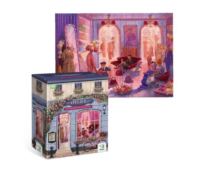 Puzzle - Atelierul de moda (300 piese)