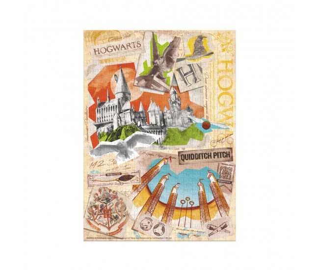 Puzzle Harry Potter - Scoala Hogwarts (450 piese)