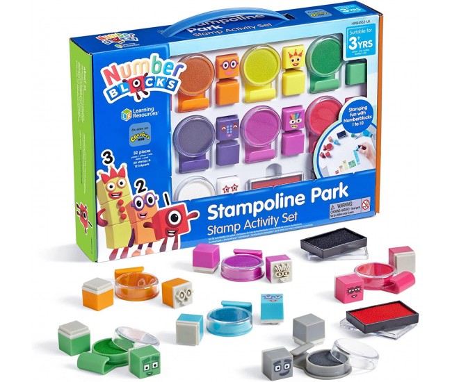 Set activitati cu stampile - Numberblocks