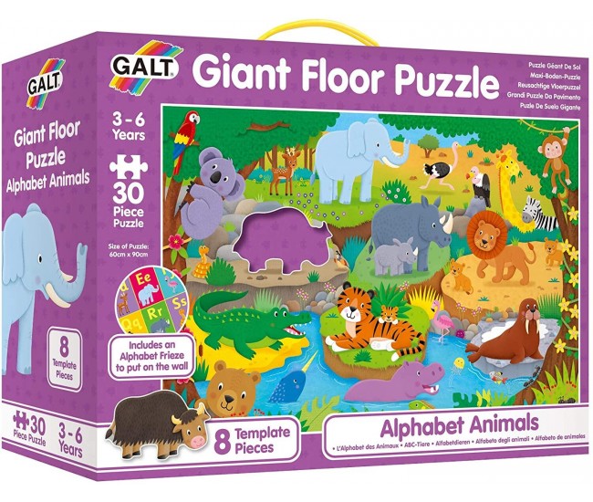 Puzzle Podea: Alfabetul animalutelor (30 piese)