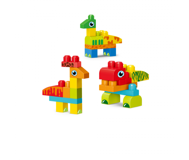 Set de constructie STEAM - Dinozauri haiosi (31 piese)