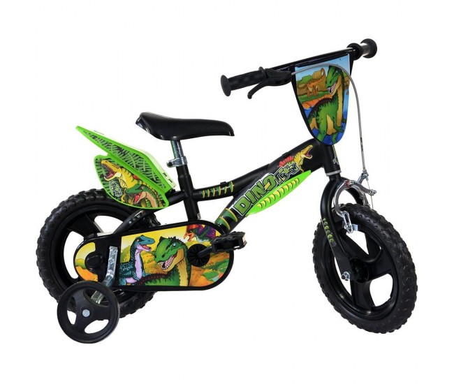 Bicicleta copii 12'' Dinozaur T-Rex